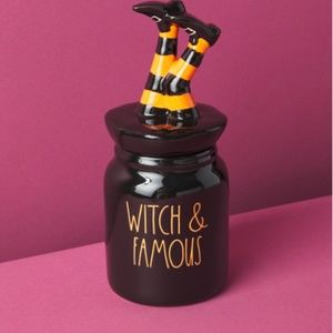 RAE DUNN 10.5in Witch And Famous Canister